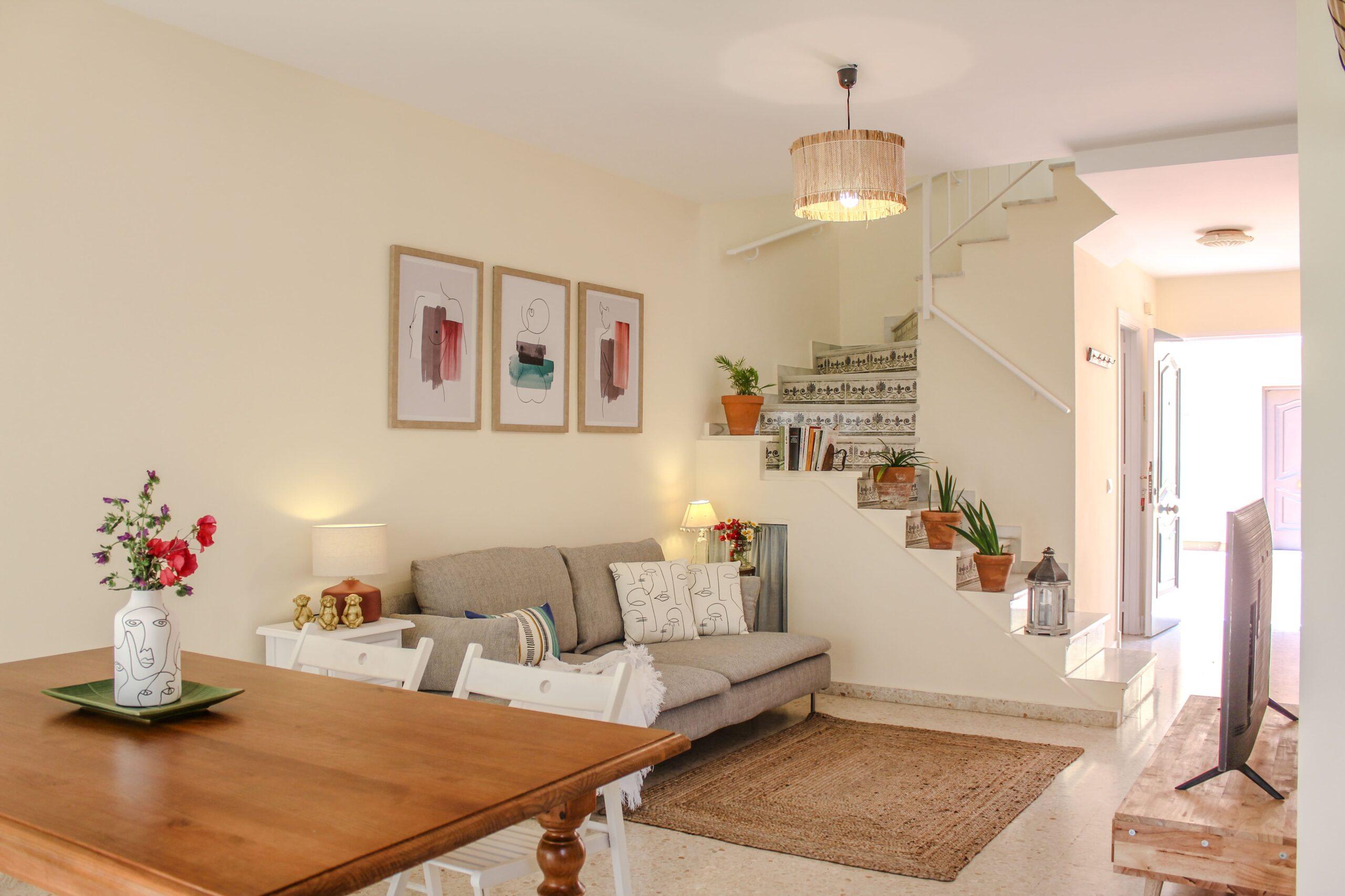 Salón del apartamento MonKeys Apartments Sanlúcar Beach Relax en Sanlúcar de Barrameda